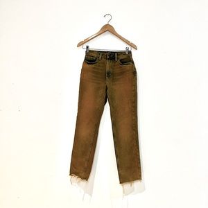 BDG urban outfitters pants in rust colored jeans size 24 high-rise mom cut